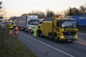 VU LKW A 4 Rich Aachen hinter Rodenkirchener Bruecke P06